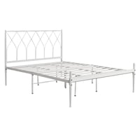 سرير أبيض مقاس 140*200 سم