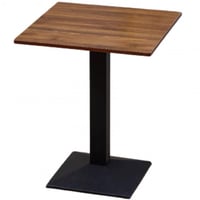 طاولة كوفي مربعة لون خشبي غامق