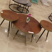 طاولة كوفي لون بني قياس 81 سم