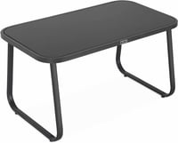 طقم جلسة خارجية يتحمل الحرارة والامطار لون أسود