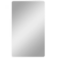 طقم 2 مرآة ضد الكسر مستطيلة لون أسود مقاس 120 cm