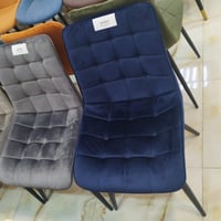 طقم 4 كراسي مخمل لون كحلي