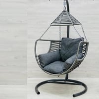 مرجيحة عش تركي لون رصاصي فاتح حجم كبير