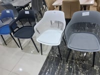 طقم 5 كراسي لون كوفي مع اسفنج