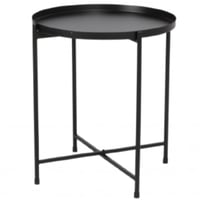 طاولة حديقة معدن لون أسود