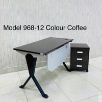 مكتب 120و140و160 سم لون كوفي