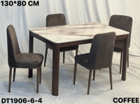 طقم طاولة طعام رخام 4و6و8 كراسي كوفي