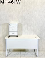 مكتب 120و140و160 سم مع أدراج عدة الوان