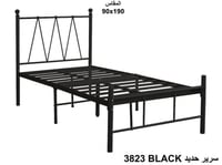 سرير حديد اسود 90×190