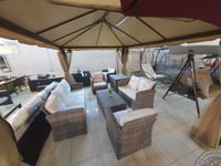 طقم خيزران 7 أشخاص و2 صندوق