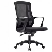 طقم 2 كراسي مكتب أسود