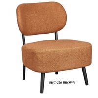 طقم 2 كراسي قماش وفرو عدة ألوان