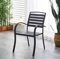 طقم 4 كرسي أسود