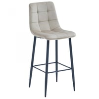 طقم 4 كراسي بار مخمل متعدد الألوان