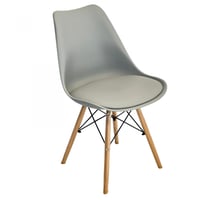 كراسي مع مقعد ارجل خشب