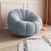 كرسي دوار فرو لون أزرق