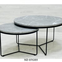 طقم طاولات قهوة لون رمادي