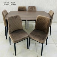 طقم طاولة طعام 4و6و8 كراسي عدة ألوان