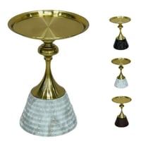 طاولة مفرد استيل مع سيراميك عدة ألوان