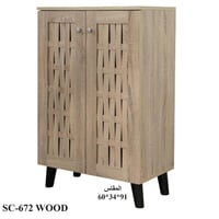 دولاب عدة مقاسات لون خشبي