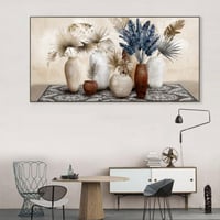 لوحة فنية لون بني