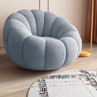 كرسي دوار فرو لون أزرق