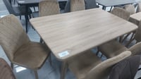 طقم طاولة وست كراسي