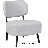 طقم 2 كراسي قماش وفرو عدة ألوان