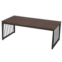 طاولة خدمة خشبي غامق