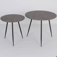 طقم طاولة خدمة رصاصي