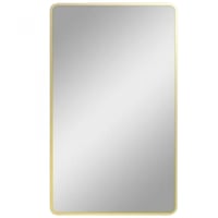 طقم 2 مرايا ضد الكسر مستطيلة لون أبيض مقاس 100 cm