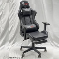 كرسي قيمنق جلد لون أسود