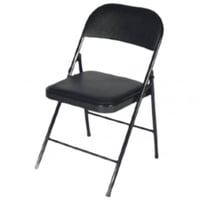 كرسي يتطبق لون أسود