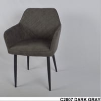 كرسي لون رمادي غامق