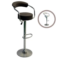 طقم كراسي بار جلد عدد 2 أو 4