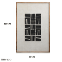لوحة جدارية لون خشبي عدة الوان 120 سم