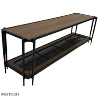 طاولة بلازما خشب وراتان 160و180 سم عدة ألوان