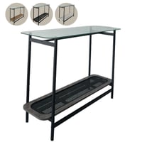 مدخل راتان وزجاج عدة ألوان