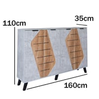 خزانة أحذية عدة الوان ومقاسات