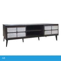 طاولة بلازما عدة مقاسات لون بني