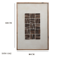 لوحة جدارية لون خشبي عدة الوان 120 سم