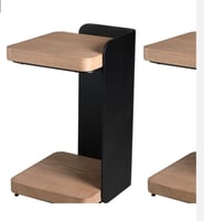 طقم طاولة وسط خشب