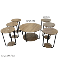 طقم طاولات وسط عدة الوان