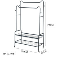 علاقة ملابس رفين عدة موديلات