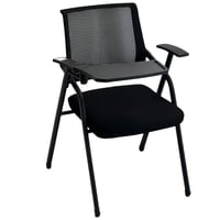 طقم 3 كراسي محاضرات شبكي أسود