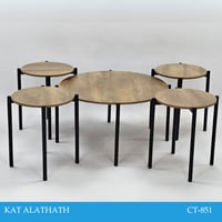 طقم طاولات خدمه وسط