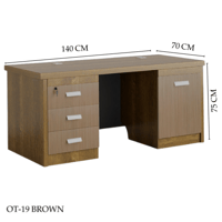 مكتب مع ادراج 120و140سم