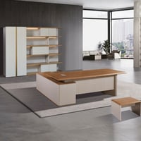 طقم مكتب مدراء 220سم مع دولاب