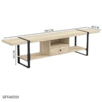 طاولة تلفاز خشب عدة مقاسات