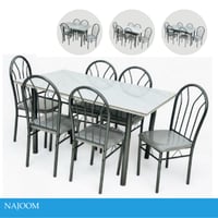 طقم طاولات طعام سيراميك عدة مقاسات عدة الوان